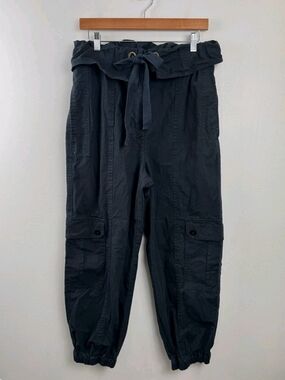 Ulla Johnson Blue Foldover Cargo Pants Size 6